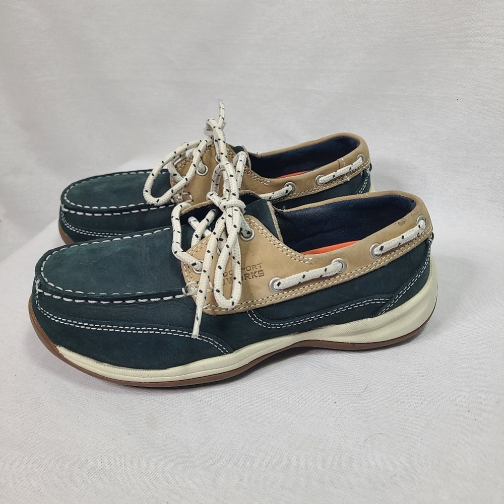 Rockport Works Women's Sailing Club RK670 Steel Toe Shoe - Size 7